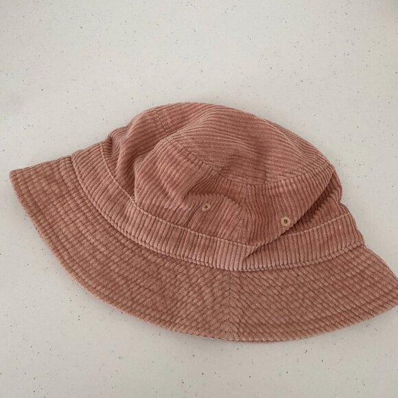 Urban Outfitters Bucket Hat Pink Corduroy One Size - Picture 5 of 6